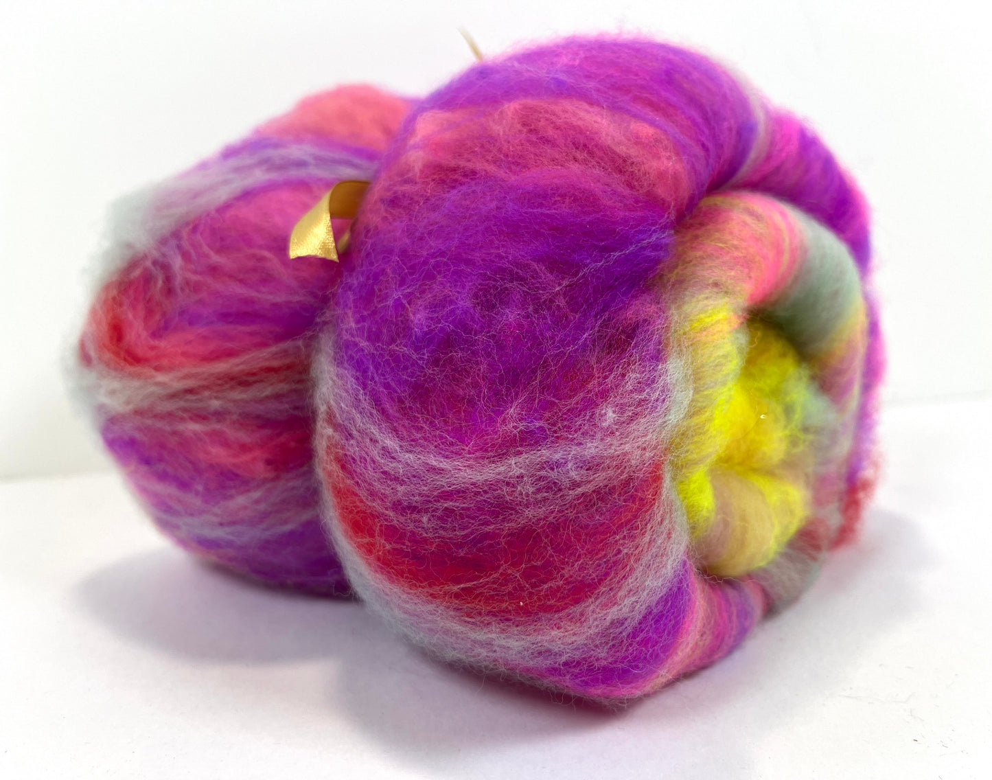 Crayon Box Batt 0814-02 - 2.4 oz Soft wool, spinning fiber, drumcarded, handspinning, nuno, felting wool