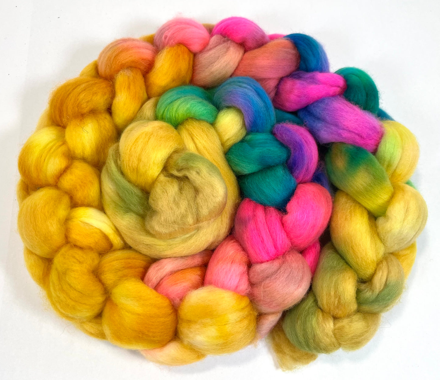 Limited Edition 0527-02B- 4 oz Falkland Merino wool combed top, roving, spinning fiber, handspinning, felting, needle felting, weaving supplies