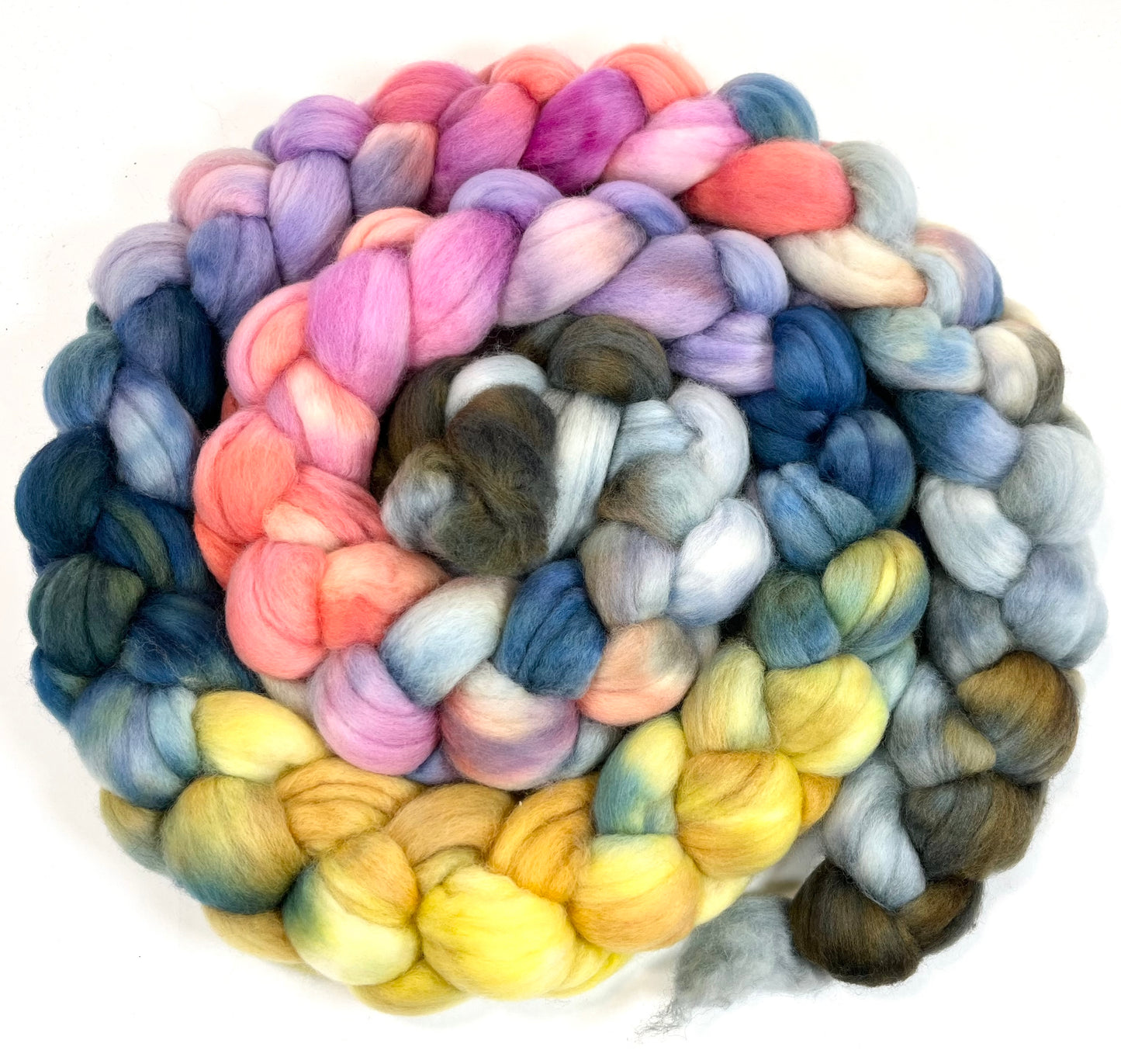 Day's End 0607-02 - 8.3 Falkland Merino wool combed top, roving, spinning fiber, handspinning, felting, needle felting, weaving supplies