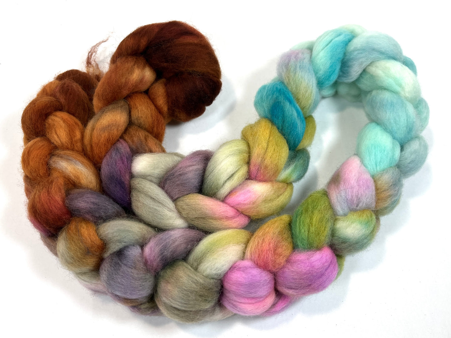 Day's End 0320-01 - 6.1 oz Corriedale wool combed top, roving, spinning fiber, handspinning, felting, needle felting, weaving supplies