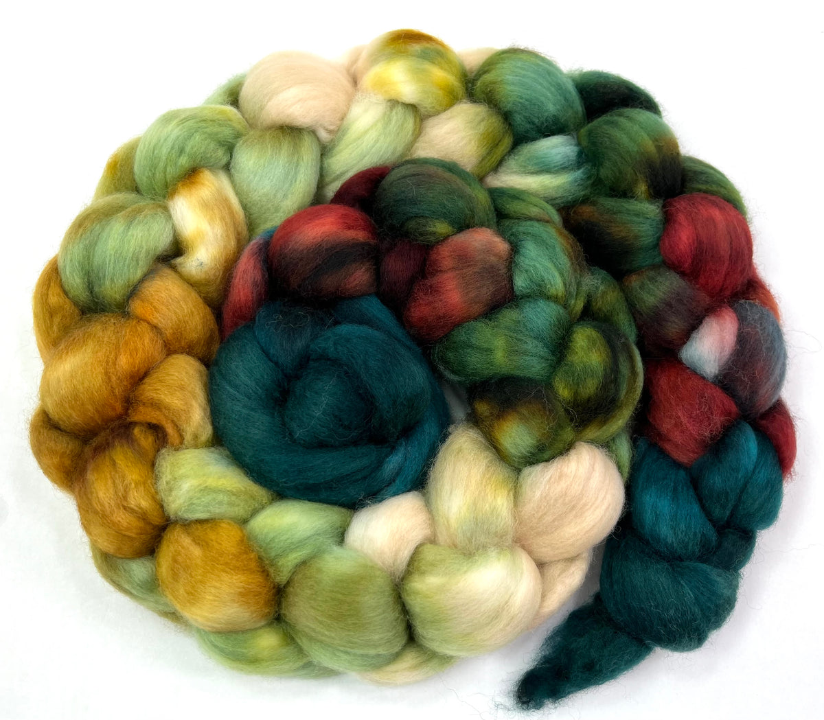 Limited Edition 1018-02 - 4 oz Falkland Merino wool combed top, roving, spinning fiber, handspinning, felting, needle felting, weaving supplies