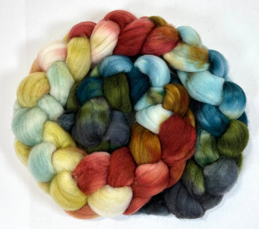 Limited Edition 0523-01 - 4 oz Cormo wool combed top, roving, spinning fiber, handspinning, felting, needle felting, weaving supplies