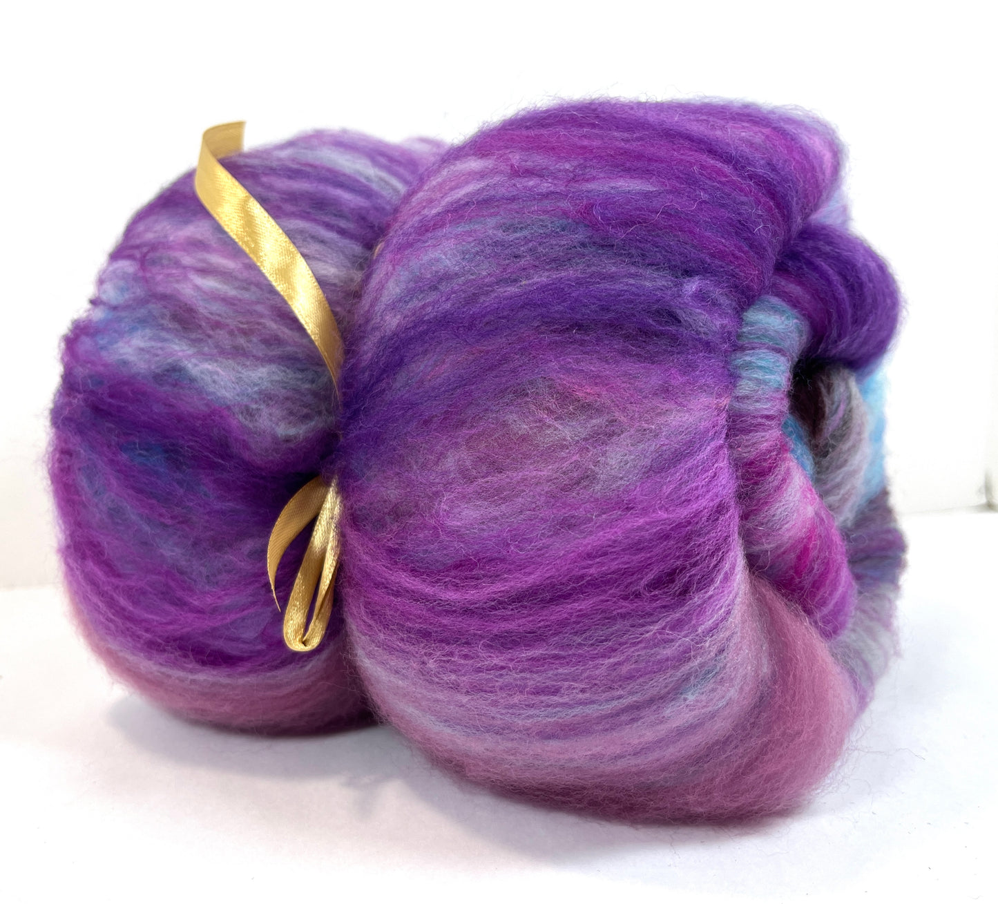 Crayon Box Batt 1004-01 - 3.6 oz Soft wool, NO SPARKLE, spinning fiber, drumcarded, handspinning, nuno, felting wool